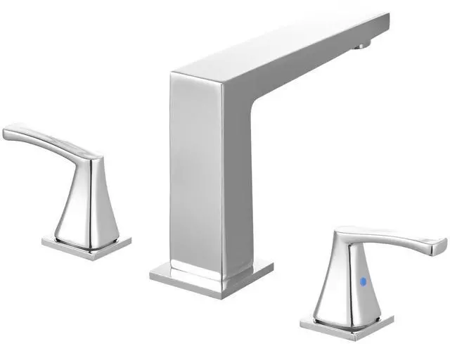 Alt view image 2 of 8 - VEVOR Roman Tub Faucet, 3 Hole Waterfall Bathtub Faucet, Bath Tubs Faucets Set with 2 Handles, Roman Tub Faucets Deck Mount for Pet Washing, Baby Care, Adult Bathing, Silver, Right-Angle Tub Faucet