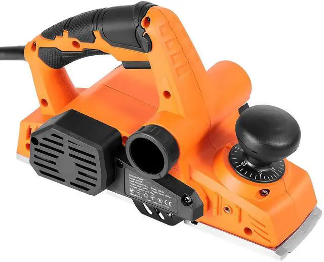 Alt view image 2 of 8 - VEVOR Electric Hand Planer, 3-1/4-Inch Cut Width, 7-Amp 14500 RPM Corded Power Handheld Planer for Wood, with Adjustable Cut Depth, 2 Blades, for Woodworking Wood Chamfer DIY Smooth Finish Carpentry