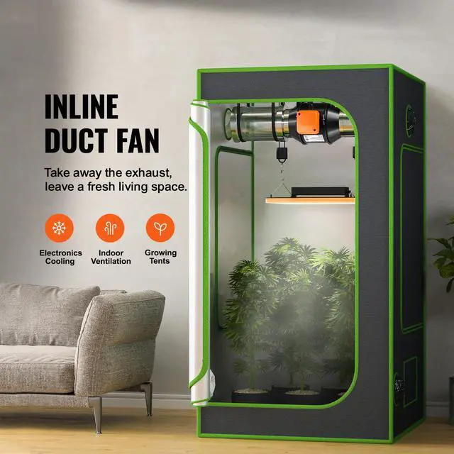 Alt view image 10 of 15 - VEVOR 4 Inch Inline Duct Fan HVAC Exhaust Blower Kit EC Variable Speed Control