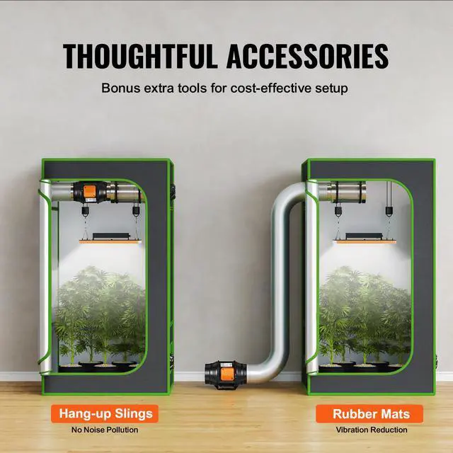 Alt view image 14 of 15 - VEVOR 6 Inch Inline Duct Fan HVAC Exhaust Blower Kit AC Variable Speed Control