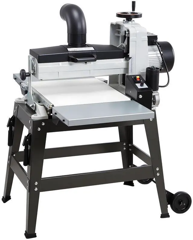 Main image of 16" Drum Sander with Stand & Extension Tables, 1.5HP 1720RPM Dual Motor Drum Sander for Woodworking - Variable Speed Conveyor Belt, 4" Dust Collection Port for Cabinet & Furniture Finishing