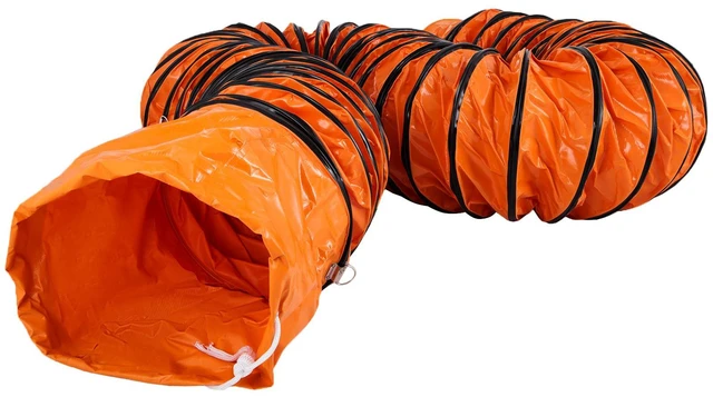 Main image of 10 M/32 FT PVC Flexible Duct Hosing for 300 MM/12 Inch Diameter Exhaust Fan