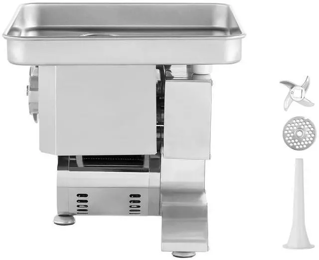 Alt view image 8 of 14 - VEVOR Commercial Electric Meat Grinder Slicer 11 Lbs/Min Sausage Stuffer Maker Kitchen
