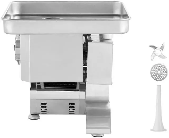 Main image of Meat Grinder, 11 Lbs/Min Electric Meat Grinder, Slicer, Sausage Stuffer with Blade, Grinding Plate, Sausage Maker, Stainless Steel Commercial Meat Mincer for Slice Shred Dice, Restaurant Butcher
