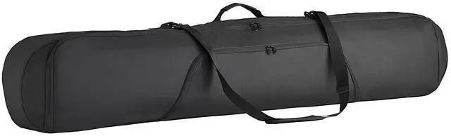 Alt view image 2 of 8 - VEVOR Snowboard Bag, Up to 65 in/165 cm, Padded Skis & Snowboards Bag for Air Travel, 600D Waterproof Oxford Fabric, with Adjustable Inner Straps, for Skis Poles Goggles Gloves Helmet Boots (Black)