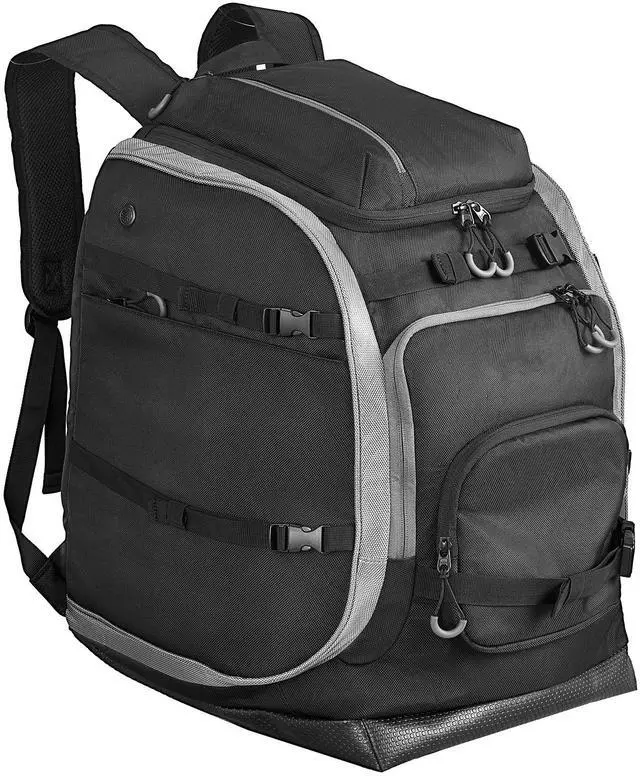 Alt view image 2 of 8 - VEVOR Ski Boot Bag, 70L, Snowboard Boots Travel Backpack for Men Women, with Waterproof Exterior & Bottom, Durable 1680D Oxford, Bag for Skis, Snowboard, Helmet, Goggles, Gloves, Accessories (Black)