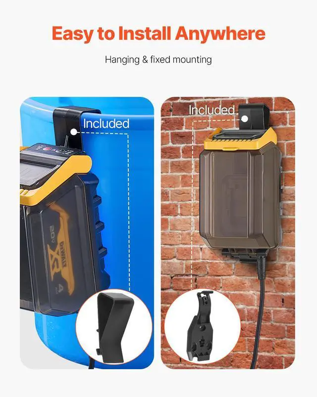 Alt view image 8 of 8 - Cordless Submersible Water Transfer Pump for Dewalt 20V MAX Battery (Tool Only)