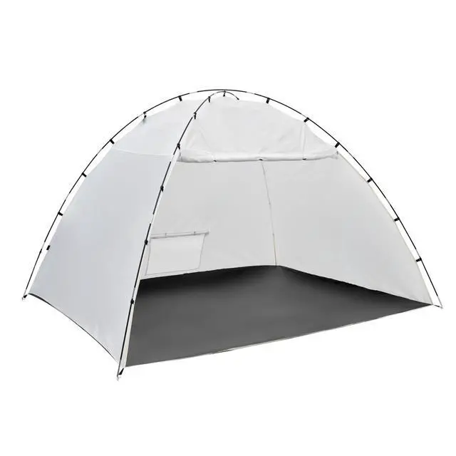 Alt view image 2 of 8 - VEVOR Portable Paint Booth Tent, 115.35 x 90.55 x 74 inch Painting Tent Station, Spray Shelter with Built-in Floor & Mesh Screen, Large Space, Oxford Spray Painting Tents for Cupboard, Chairs, Tables