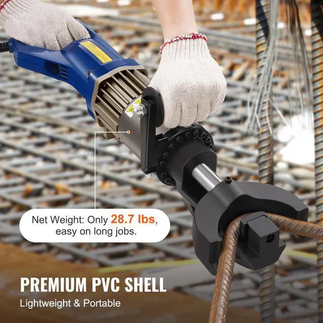 Alt view image 5 of 7 - Electric Hydraulic Rebar Bender, 1.2 KW 0.9 inch 22 mm Hand Held Rebar Bender 110 V Portable Electric Rebar Bender, within 5 s