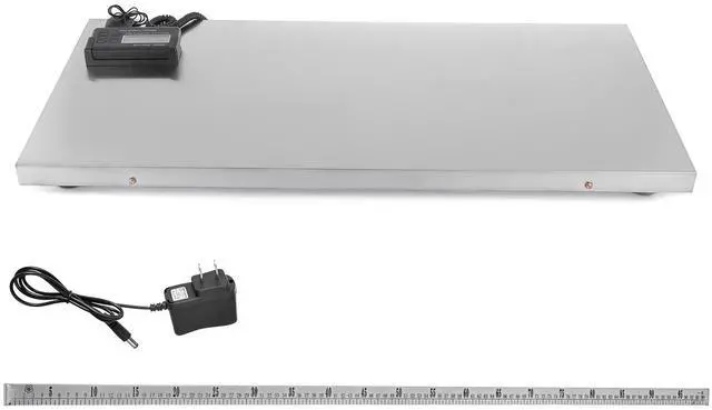 Main image of 1100Lbs x 0.2Lbs Digital Livestock Scale Large Pet Vet Scale Stainless Steel Platform Electronic Postal Shipping Scale Heavy Duty Large Dog Hog Sheep Goat Pig Sheep Scale