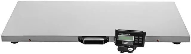 Main image of Livestock Scale 700LBS, Dog Scales Large Platform 40.6x20.9Inch Stainless Steel Vet Scale Industrial Floor Scale Large Animal Scale  Pig Scale Goat Weight Scale Pet Digital Scale