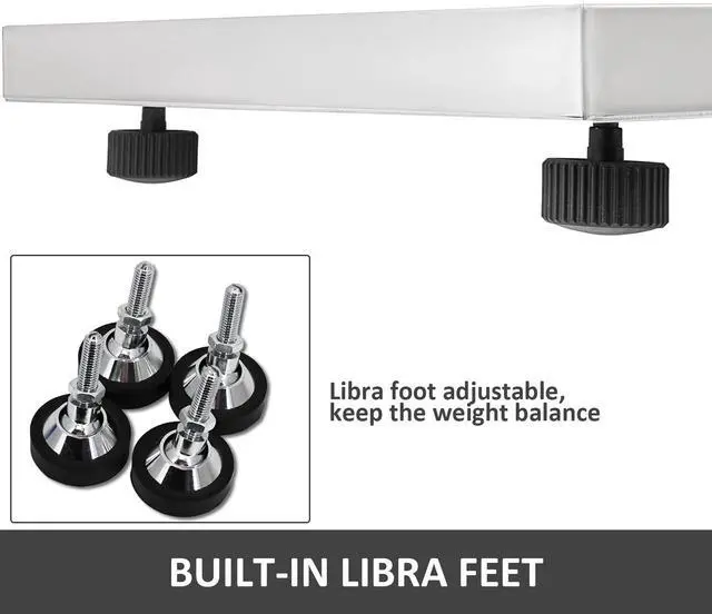 Alt view image 6 of 7 - Livestock Scale 700LBS, Dog Scales Large Platform 40.6x20.9Inch Stainless Steel Vet Scale Industrial Floor Scale Large Animal Scale  Pig Scale Goat Weight Scale Pet Digital Scale