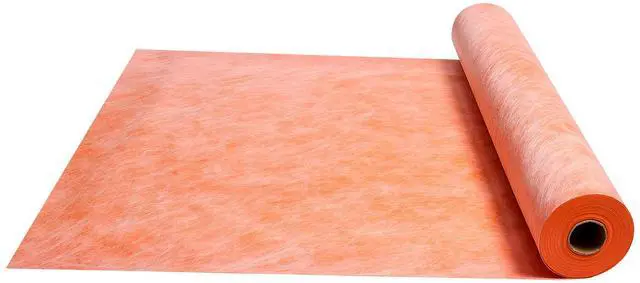 Alt view image 2 of 8 - VEVOR Waterproof Membrane for Shower, 4 x 128 ft 504 sq.ft Waterproofing Tile Membrane, 20 mil Thickness Polyethylene Fabric Roll, Easy to Cut for Bathroom, Kitchen, Sauna, Walls, Underlayment