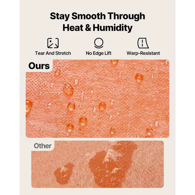 Alt view image 7 of 8 - VEVOR Waterproof Membrane for Shower, 4 x 128 ft 504 sq.ft Waterproofing Tile Membrane, 20 mil Thickness Polyethylene Fabric Roll, Easy to Cut for Bathroom, Kitchen, Sauna, Walls, Underlayment