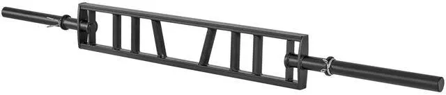 Alt view image 2 of 8 - VEVOR Multi-Grip Barbell, 2-inch 3 Positions Swiss Bar, 550 LBS Capacity Heavy Duty Swiss Barbell Training Equipment, with 2 Collars and Knurled Grips, for Home Gym, Support Pressing, Lifting Curls