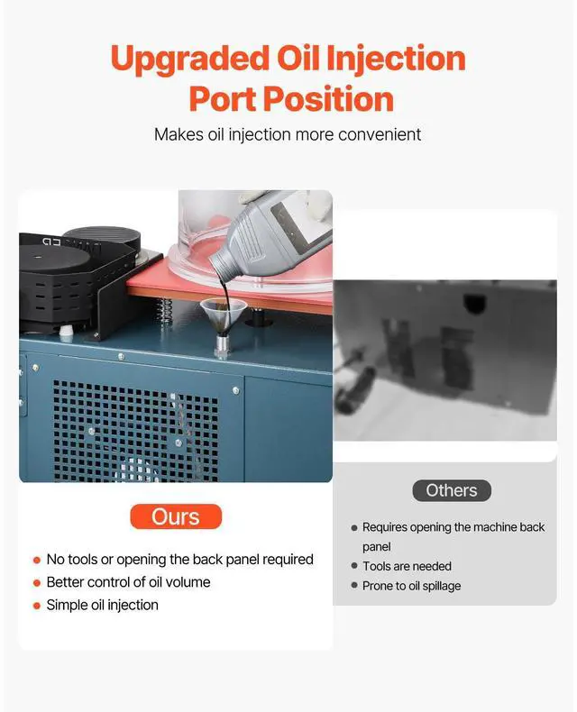 Alt view image 6 of 7 - Vacuum Investing Casting Machine with Melting Furnace, Convenient Oil Injection Port, Precision Pressure Gauge, All-in-One Machine for Casting Jewelry and Melting Scrap, Silver, Gold, Copper