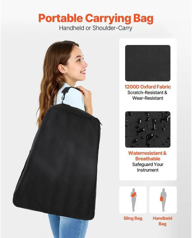 Alt view image 7 of 8 - VEVOR Glockenspiel Xylophone, 25 Notes, Wooden Professional Xylophone Percussion Instrument, with 4 Mallets, Carrying Bag, Beginner Glockenspiel Musical Instrument Kit for Adults and Kids Students