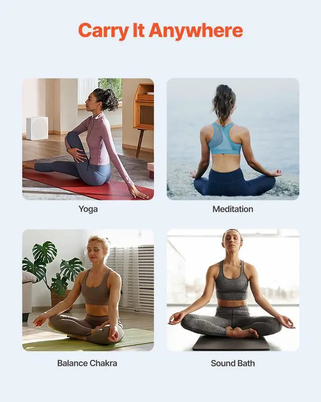 Alt view image 7 of 8 - VEVOR Crystal Singing Bowl, 8-inch F Note Heart Chakra Singing Bowl, Portable Frosted Quartz Singing Bowl with Rubber Mallet, O-Ring and 8" Carrying Bag, Perfect for Meditation Yoga Sound Healing Bath