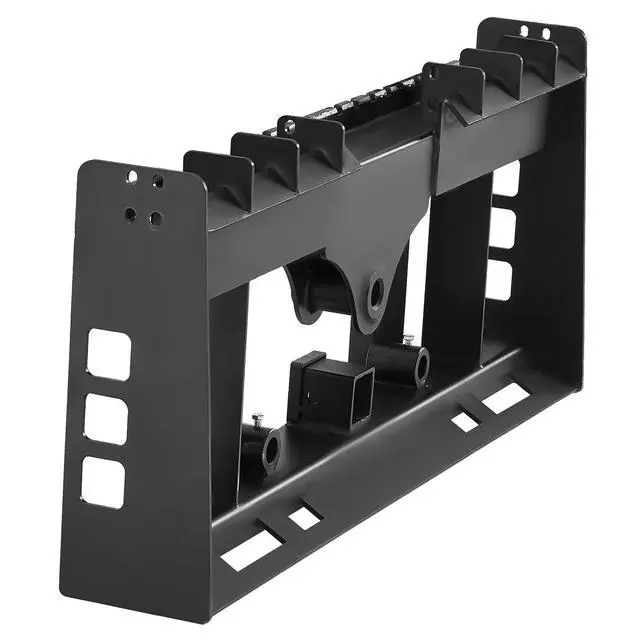 Alt view image 2 of 8 - VEVOR 45-inch Skid Steer Pallet Frame with Hitch Receiver & Spear Sleeves