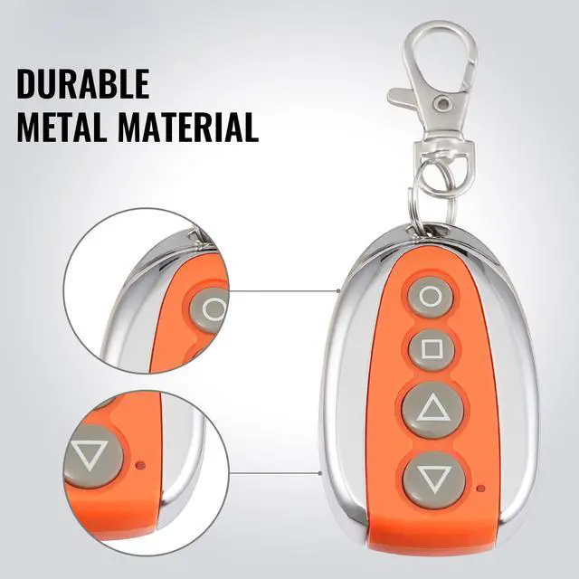 Alt view image 2 of 7 - VEVOR Automatic Gate Remote Control 131ft 4-Button Sliding Gate Opener Remotes