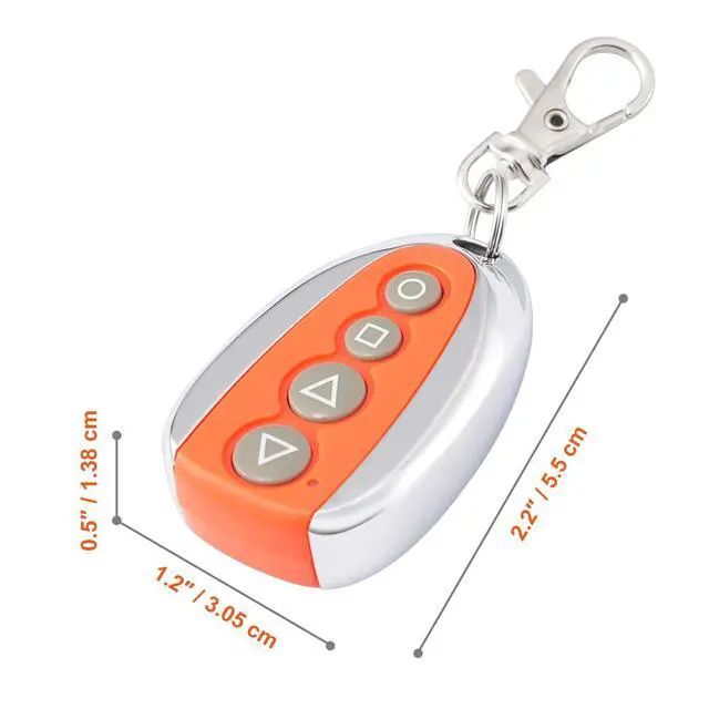 Alt view image 7 of 7 - VEVOR Automatic Gate Remote Control 131ft 4-Button Sliding Gate Opener Remotes