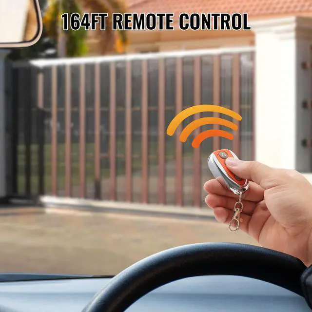 Alt view image 3 of 7 - VEVOR Automatic Gate Remote Control 131ft 4-Button Sliding Gate Opener Remotes
