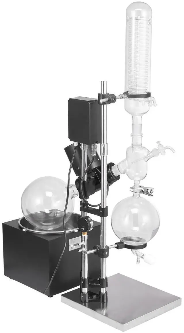 Main image of 5L Rotary Evaporator RotoVap 99°C Borosilicate Glass 110V Rotation 0-90rpm USA