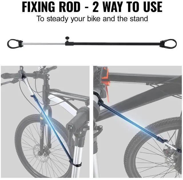 Alt view image 12 of 14 - VEVOR Bike Repair Stand, 66 lbs Heavy-duty Aluminum Bicycle Repair Stand, Adjustable Height Bike Maintenance Workstand with Magnetic Tool Tray Telescopic Arm, Foldable Bike Work Stand for Home, Shops