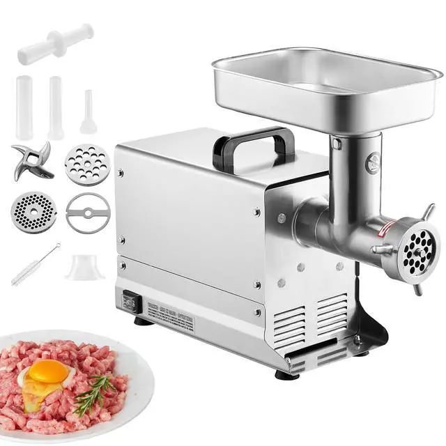 Alt view image 8 of 14 - VEVOR Commercial Electric Meat Grinder 21 Lbs/Min Sausage Stuffer Maker Kitchen