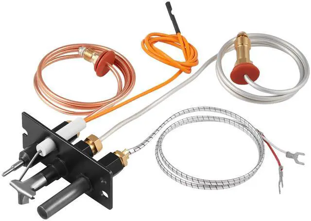 Main image of VEVOR Gas Pilot Assembly, OE 485-510A,4021-736,2103-010 Fireplace Gas Pilot Assembly Kit, Natural Gas Ignition Replacement, Compatible with Quadra-Fire, Heat & Glo, Heatilator Models,Black