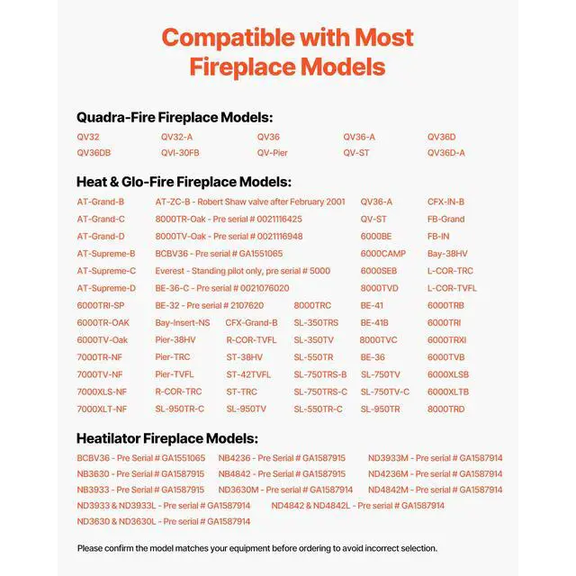 Alt view image 5 of 7 - VEVOR Gas Pilot Assembly, OE 485-510A,4021-736,2103-010 Fireplace Gas Pilot Assembly Kit, Natural Gas Ignition Replacement, Compatible with Quadra-Fire, Heat & Glo, Heatilator Models,Black