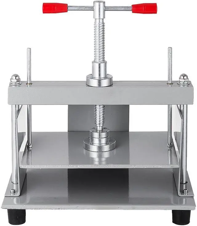 Alt view image 8 of 14 - VEVOR Manual Paper Press Machine, 12x8.6 inch for A4 Sized Papers Flatting Machine, 10cm Thickness Steel Frame Manual Flat Paper Press Machine, Papermaking Book Press