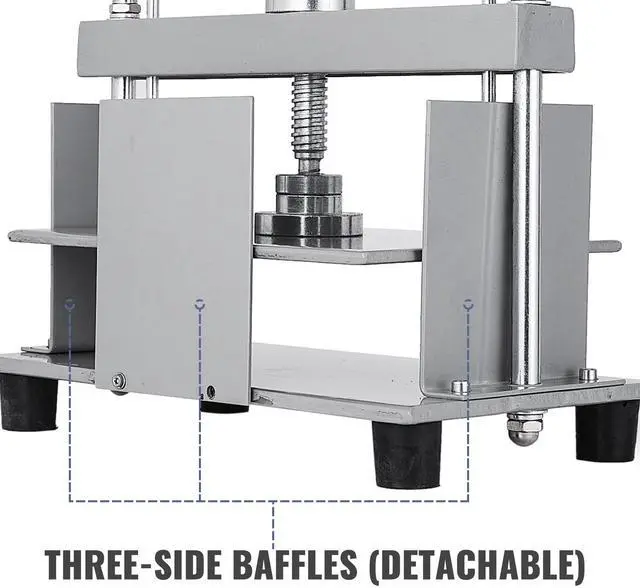 Alt view image 13 of 14 - VEVOR Manual Paper Press Machine, 12x8.6 inch for A4 Sized Papers Flatting Machine, 10cm Thickness Steel Frame Manual Flat Paper Press Machine, Papermaking Book Press
