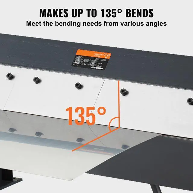 Alt view image 12 of 14 - VEVOR Box and Pan Brake, 24-Inch, 0-130 Degrees Sheet Metal Bending Brake, Portable Metal Bender with 20 Gauge Low Carbon Steel 14 Gauge Aluminum Capacity, 5 Adjustable Fingers for Metal Bending