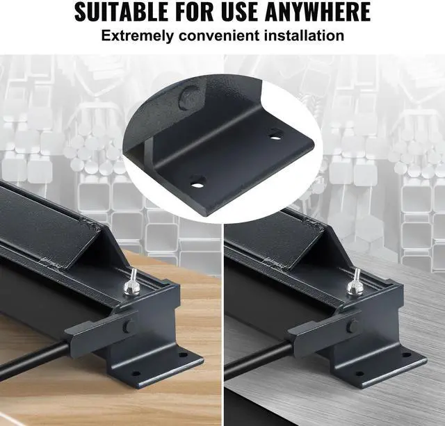 Alt view image 12 of 14 - VEVOR Box and Pan Brake, 48-Inch, 0-130 Degrees Sheet Metal Bending Brake, Portable Mini Metal Bender with 20 Gauge Low Carbon Steel 14 Gauge Aluminum Capacity Power Handle, for Metal Bending