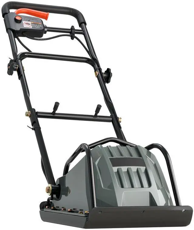 Alt view image 2 of 8 - VEVOR Plate Compactor, 130W Output Electric Ground Rammer, 5 kN Force, 3.9 in Depth, 16 m/min Speed, 3304 sq.ft/h Efficiency, Gas Powered Soil Compaction Machine for Driveway, Pavement, Landscaping