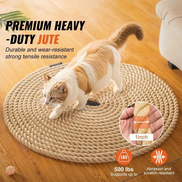 Alt view image 3 of 8 - VEVOR 1"x100FT Gym Climbing Rope Fitness Strength Training Rope Home Exercise