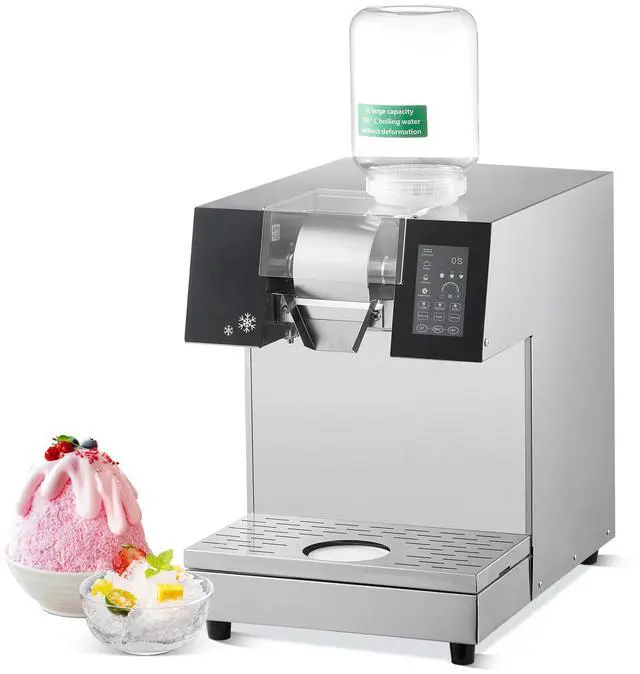 Main image of Commercial Snowflake Ice Machine, 529.1LBS/24H Snowflake Ice Maker, Stainless Steel Ice Shaver Machine, Electric Snow Cone Maker, Liquid Cooling System for Rapid Heat Dissipation, Ice Cream