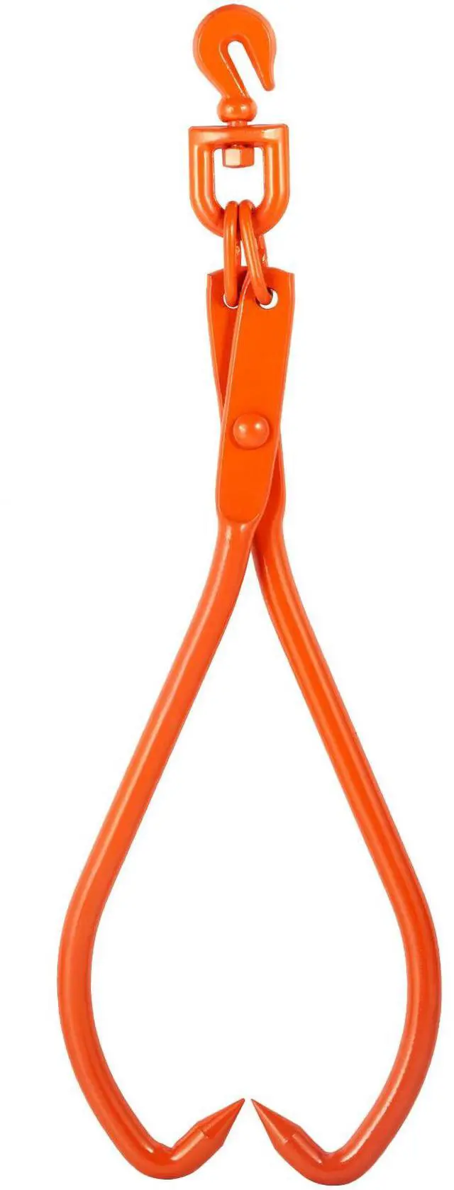 Alt view image 8 of 14 - VEVOR Log Skidding Tongs, 32 inch 2 Claw Log Lifting Tongs, Heavy Duty Rotating Steel Lumber Skidding Tongs, 1543 lbs/700 kg Loading Capacity, Log Lifting, Handling, Dragging & Carrying Tool