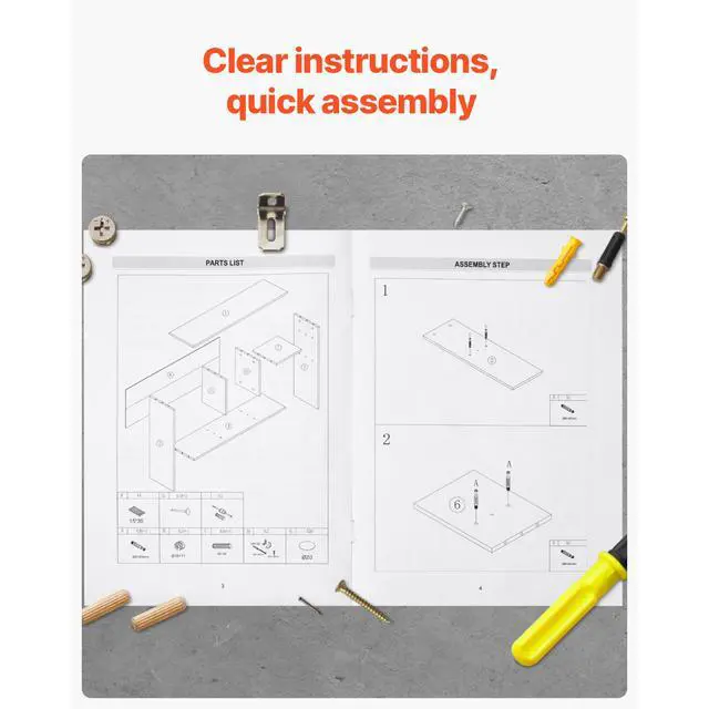 Alt view image 7 of 9 - VEVOR Desktop Bookshelf Wood Desktop Storage Organizer 1-Tier for Office & Home