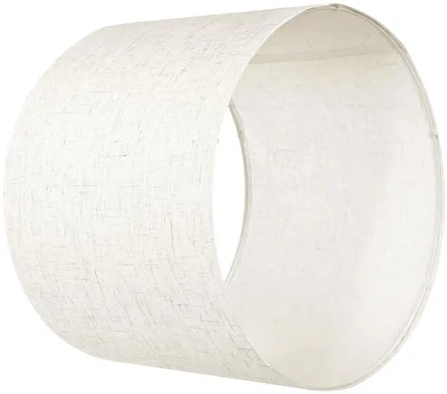 Alt view image 2 of 8 - VEVOR Drum Lamp Shade 2 Set, 16 in Top x 16 in Bottom x 12 in High, Large Lampshade with Harp, Replacement Lamp Shade for Table Lamps Floor Lamps Pendant Lights, Easy Assembly Required (Light Linen)