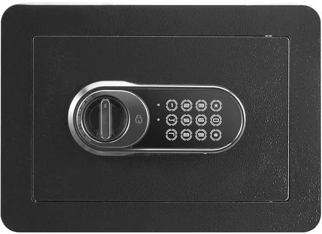 Alt view image 8 of 14 - VEVOR Safe 0.5 Cubic Feet Home Safe Steel for Cash Gold 13.8 x 9.8 x 9.8 inch
