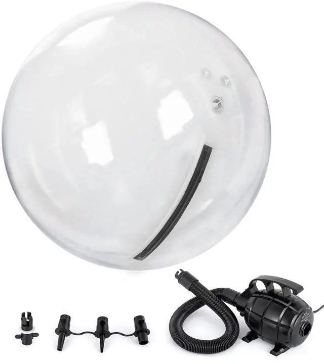 Alt view image 4 of 10 - VEVOR 2M Walk on Water Walking Ball Roll Inflatable Zorb Ball w/ German Zipper PVC