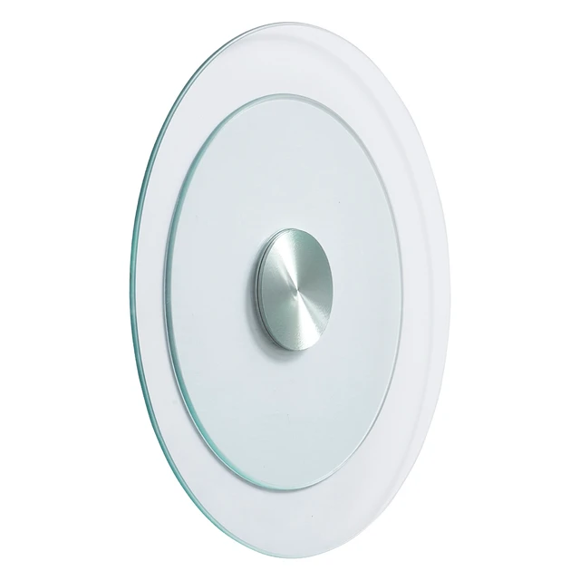 Alt view image 2 of 8 - VEVOR 20 in Glass Lazy Susan Turntable, 360° Rotation Round Clear Tabletop Rotating Tray, Tempered Glass Dining Table Centerpiece, Smooth and Silent Spin, for Family Gatherings, Banquets & Weddings