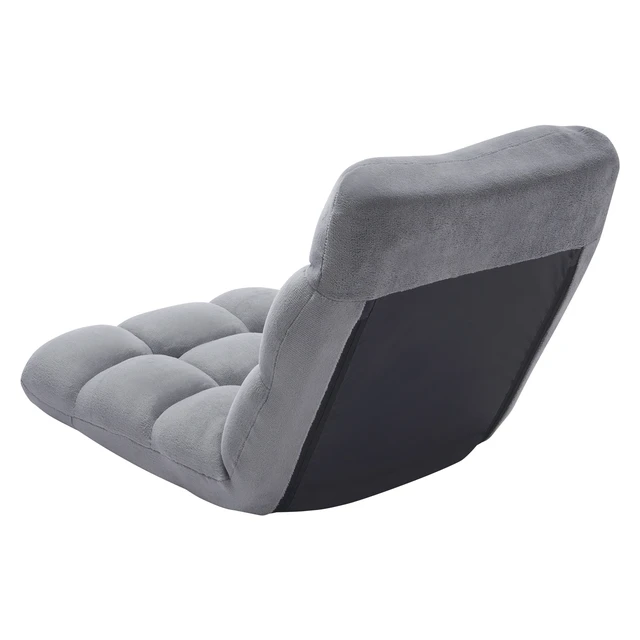 Alt view image 2 of 8 - VEVOR Floor Chair, Recycled Foam Folding Sofa Chair with 14 Adjustable Positions, Multifunctional Floor Chair with Back Support Ideal for Sleeping Reading, Floor Gaming Chair for Living Room, Gray