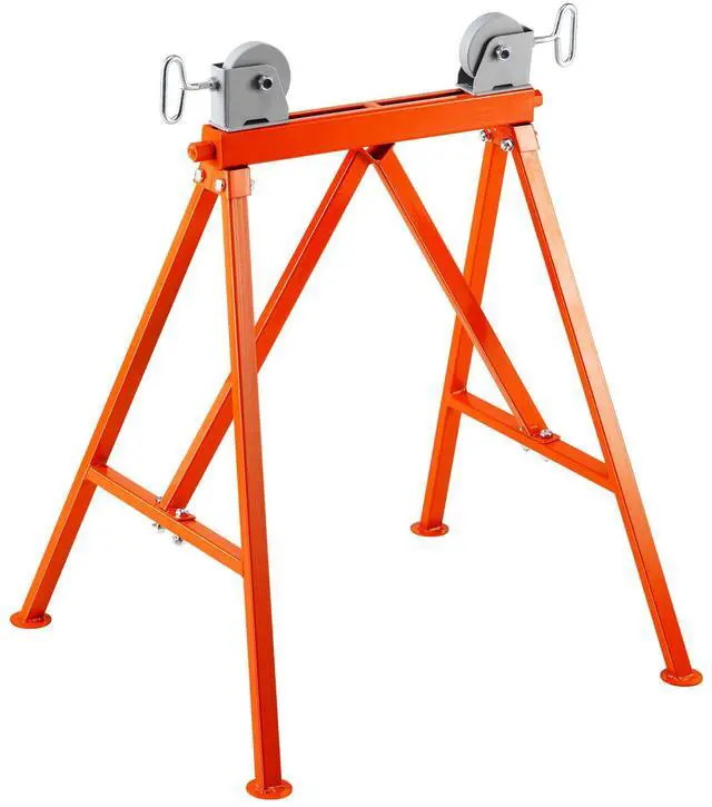 Main image of Pipe Stand with Roller Head 2500 LBS Load for 2-36 inches Pipes 45# Steel