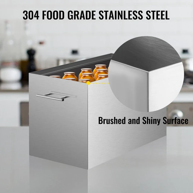 Alt view image 4 of 8 - Water Bath Canner, 15 Quart Stove Top Canner Pot, Boiling Water Canners with 2 Canning Racks, 304 Food Grade Stainless Steel Large Stock Pot, Flat Bottom Brushed Canner, Holds 15 Quart Jars
