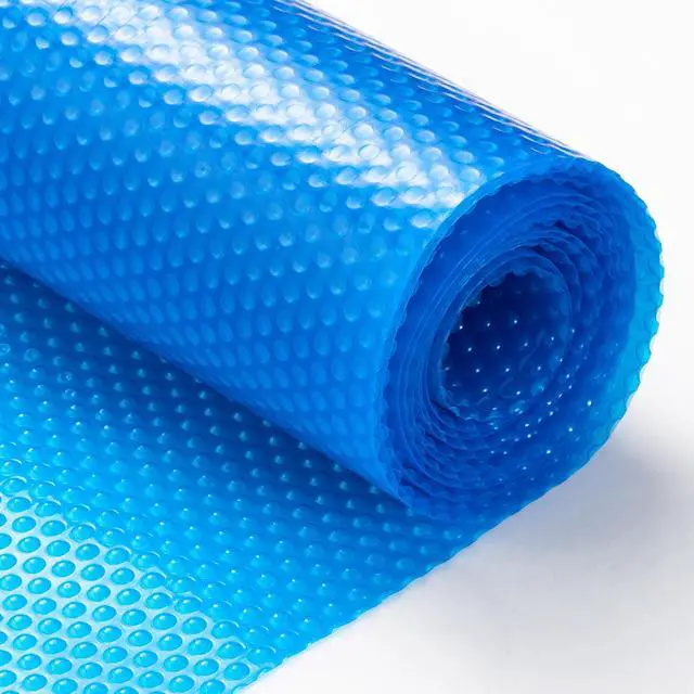 Main image of Solar Pool Cover, 32 x 16 ft Rectangle Solar Blanket for Pools, Inground Above Ground Swimming Pool Solar Cover, 16 mil Solar Covers Blue