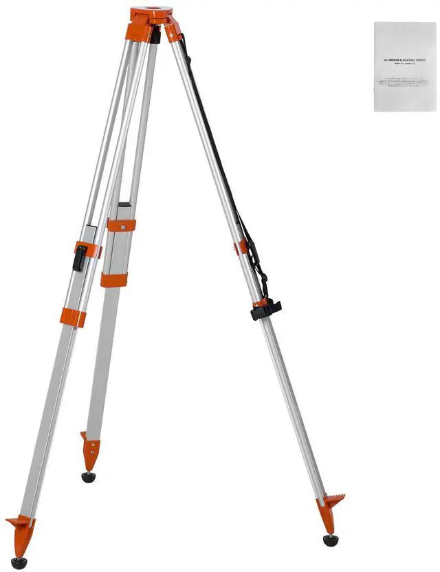 Main image of Laser Level Tripod Stand, 5/8"-11 Thread Mount, 16.53-65.55 inch Height Adjustment Heavy Duty Survey Tripod for Construction Laser Level Scanner, Retractable Legs Non-Skid Feet Professional