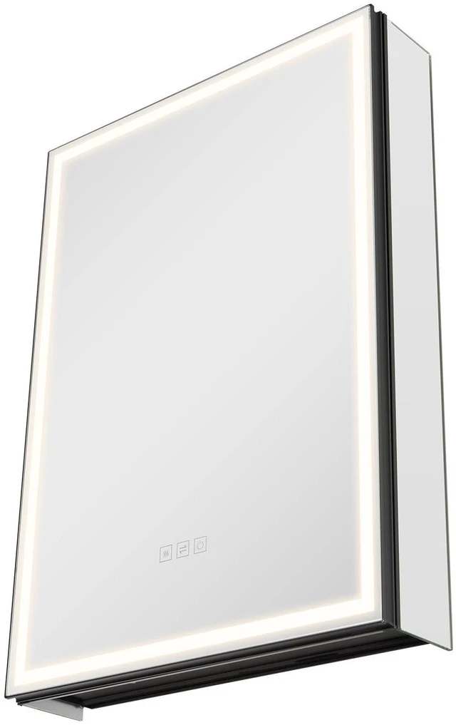 Alt view image 2 of 8 - Lighted Mirror Medicine Cabinet 20x28" Bottom Lighting Recessed Wall Mount